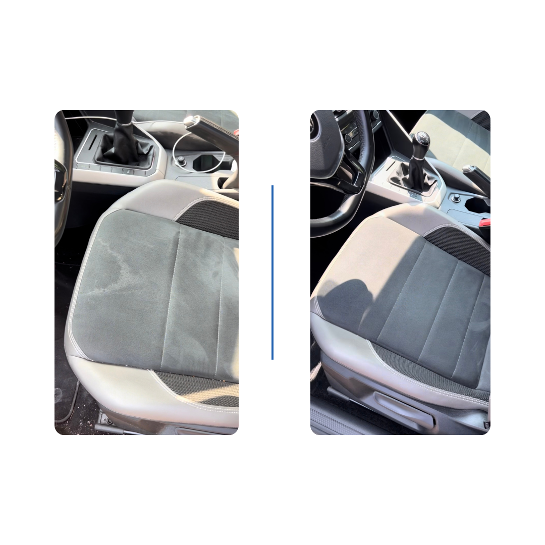 Avant / Après Sera-Clean Loupian, nettoyage de voiture